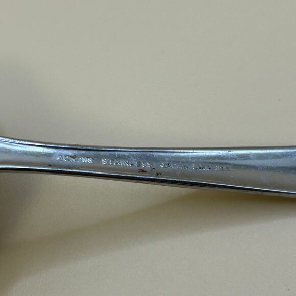 1 Solid Gravy Ladle Dignity Acsons 6 1/8 in Swirl Pattern Japan - Picture 4 of 11